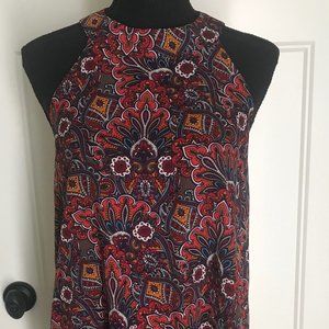 Paisley halter blouse